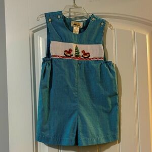 SIR JOHN BABY BOYS SMOCKING CHRISTMAS OUTFIT